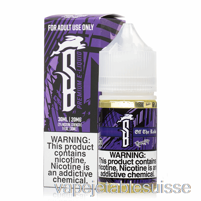 Vape Suisse Hors Des Rails - Sels De Lapin Suicide - 30ml 20mg